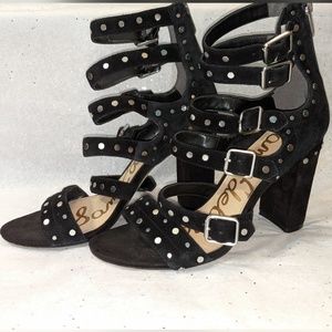 Sam Edelman suede platform pumps